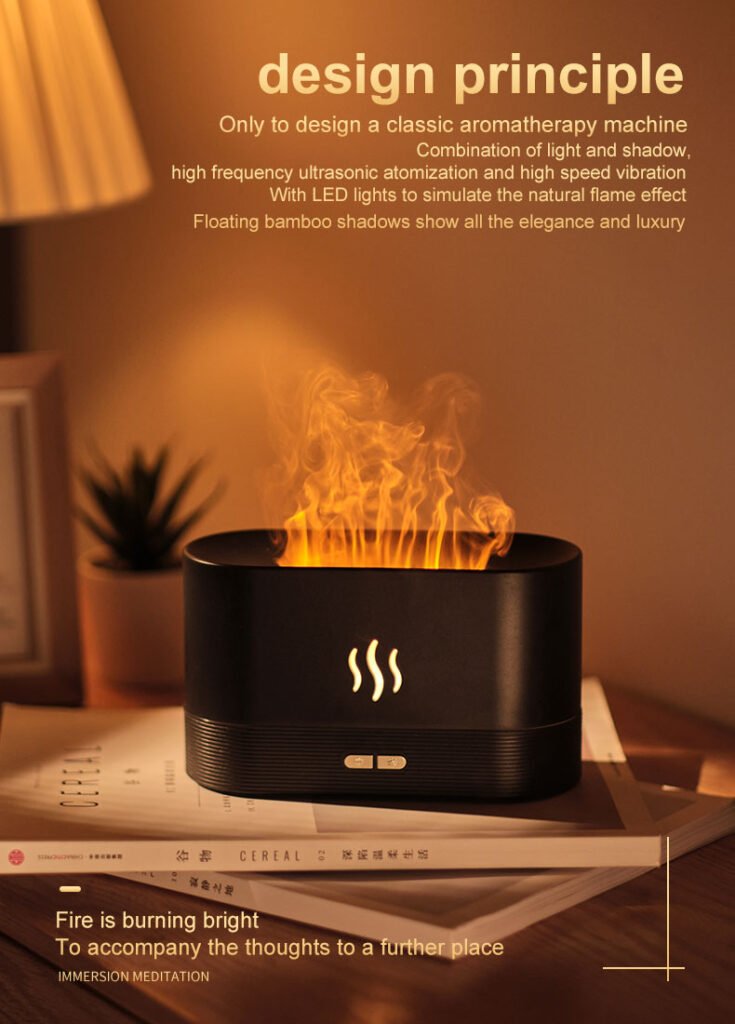 Fire Flame Humidifier Aroma Diffuser-4