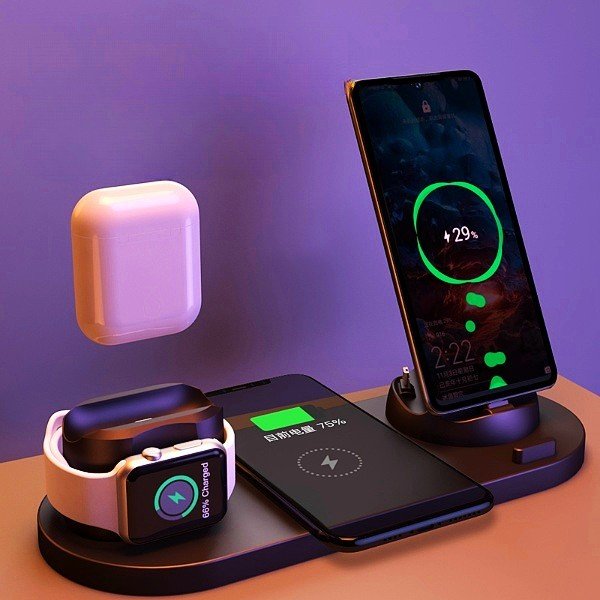 IPhone PowerHub 6-in-1 Fast Wireless Charging Station-7